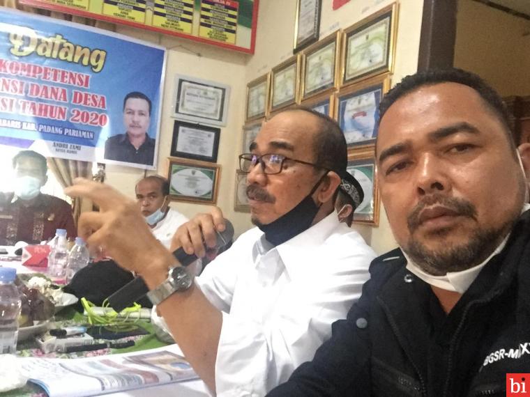 Tim TPKTDD Sumbar 2020 Menguliti Model Transparansi Dana Desa Kuraitaji Timur