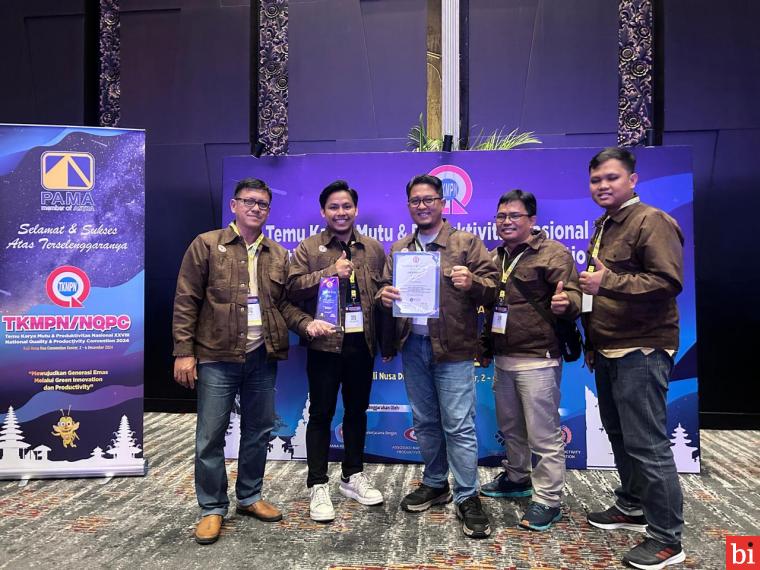 Tim Inovasi PT Semen Padang Sabet 1 Diamond, 9 Platinum dan 6 Gold di Ajang TKMPN 2024