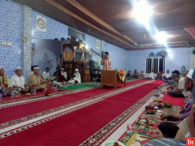 Tim IX Safari Ramadhan Kabupaten Dharmasraya Kunjungi Masjid Baiturrahmi Jorong Sungai...