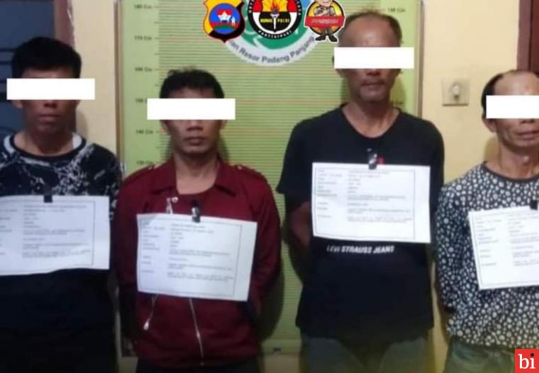 Tim Karanggo Polres Padang Panjang Ringkus Empat Pria Pelaku Penyalahguna Narkotika