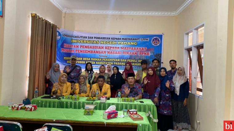 Tim Pengabmas UNP Rancang Program Desa Ramah Perempuan dan Anak