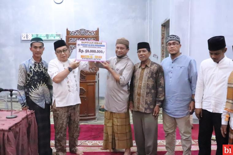 Tim Safari Ramadhan Pemko Payakumbuh Kunjungi Masjid Al-Ihsan  Koto Panjang Dalam