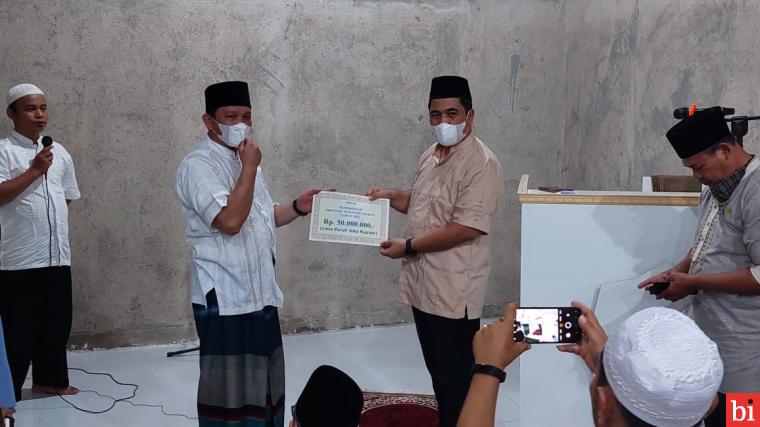 Tim VII TSR Sumbar Kunjungi Masjid Ar Rahman Perum Keyzana Kota Padang