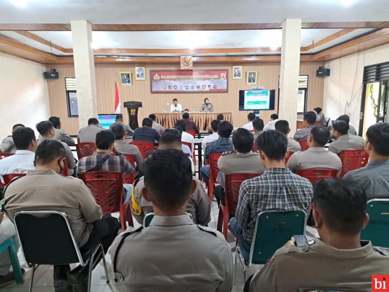 Tingkatkan Kemampuan Personil, Bagian SDM Personil Polres Padang Panjang Pelatihan Fungsi...