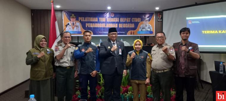 Tingkatkan Kesiapsiagaan Hadapi Bencana, Tim TRC PB Kota Padang Diberikan Pelatihan