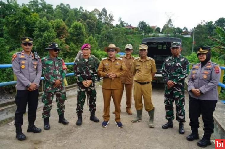 Tinjau Kondisi Sabo Dam Pasie Laweh, Bupati Imbau Warga Tetap Waspada