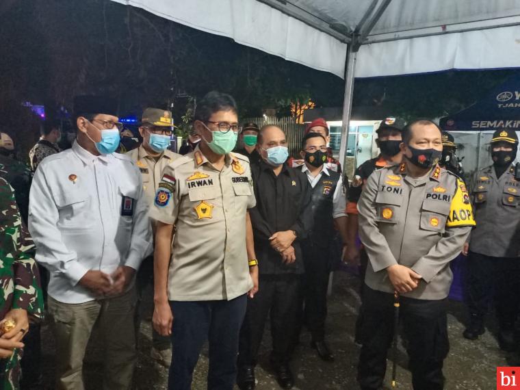 Tinjau Pos PAM Nataru, Gubernur dan Kapolda Sumbar Nyatakan Malam Perayaan Natal Kondusif