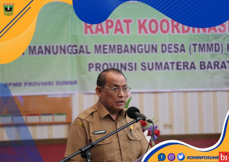 TMMD ke-110 Sumbar Tahun 2021 Dimulai, Desa di Mentawai dan Padang Pariaman jadi Sasaran
