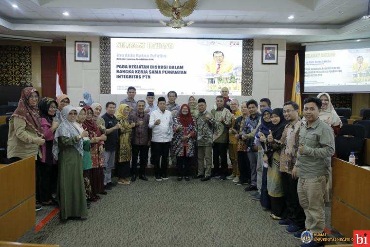 UNP dengan KPK Diskusi Penguatan Integritas Ekosistem PTN