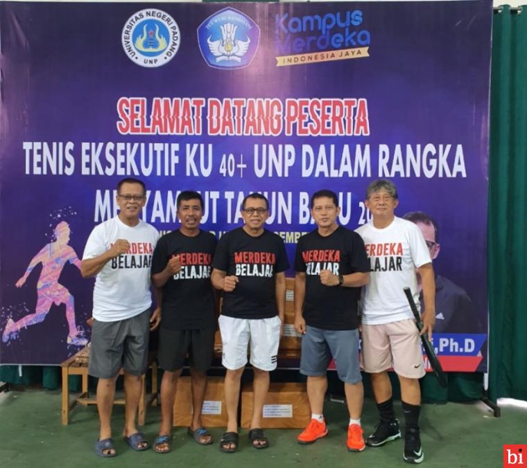 UNP Gelar Kejuaraan Tenis Eksekutif