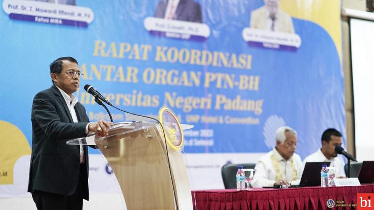 UNP Gelar Rakor Antar Organ PTN BH, Ini yang Dibahas