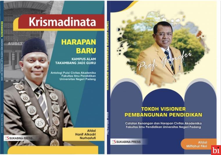 UNP Luncurkan Dua Buku Inspiratif di Fakultas Ilmu Pendidikan, Tentang Prof. Ganefri dan...