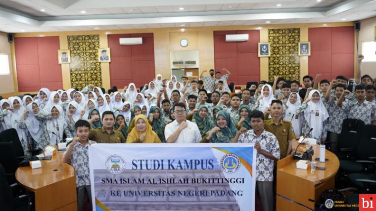 UNP Terima Kunjungan Siswa SMA Islam Al Ishlah Bukittinggi