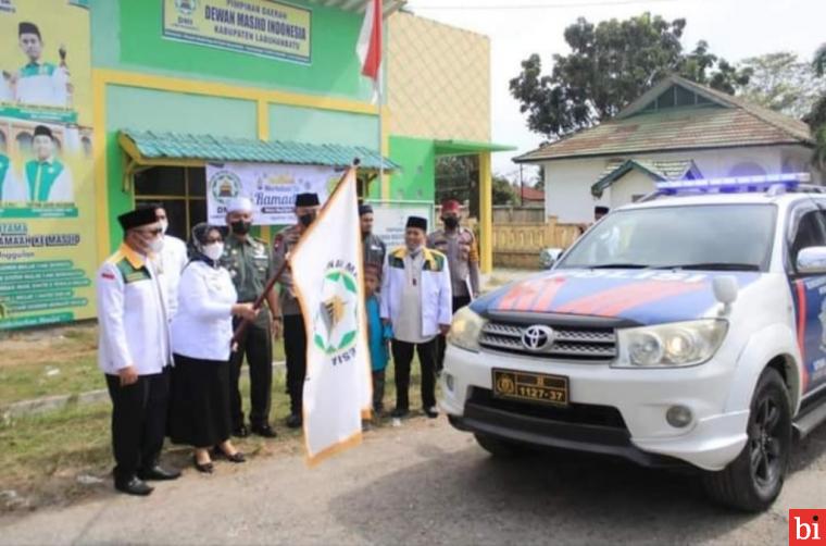 Wabup Ellya Hadiri Pelepasan Team Safari Ramadhan DMI Labuhanbatu