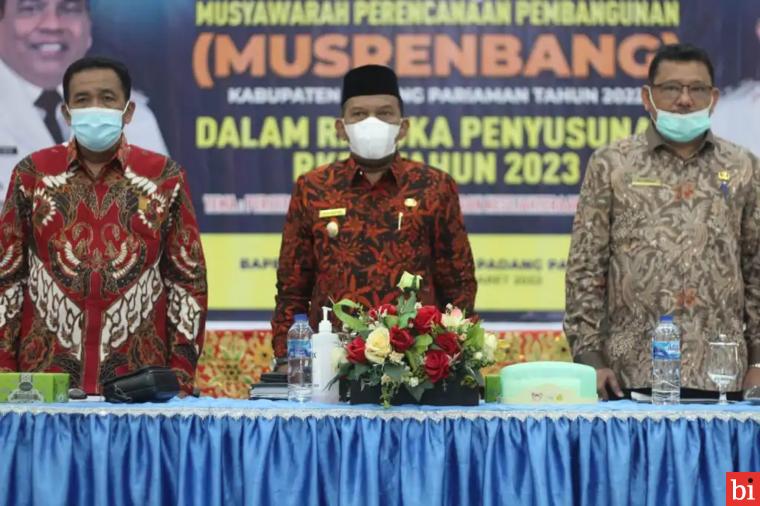 Wabup Rahmang Sampaikan Tujuh Program Prioritas Pembangunan