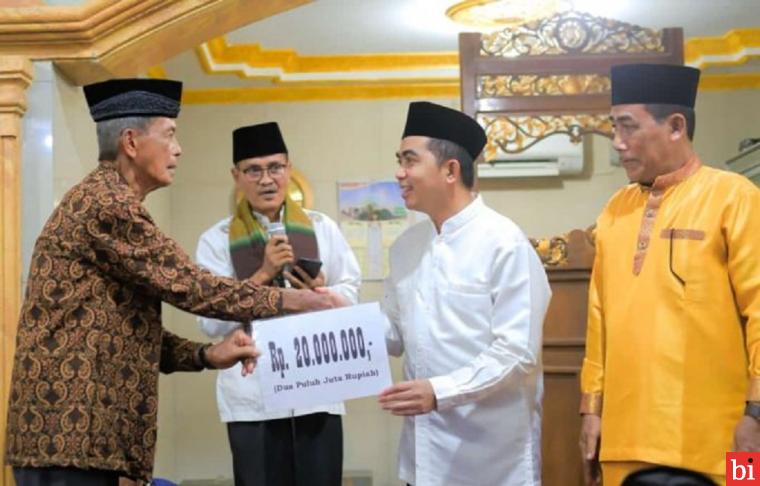 Wabup Rudi Hariyansyah Kunjungi Masjid Darus Salam Nagari Batu Hampa