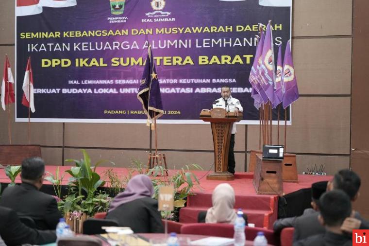 Wagub Audy Joinaldy Tegaskan Pentingnya Peran Alumni Lemhannas bagi Pembangunan Sumbar