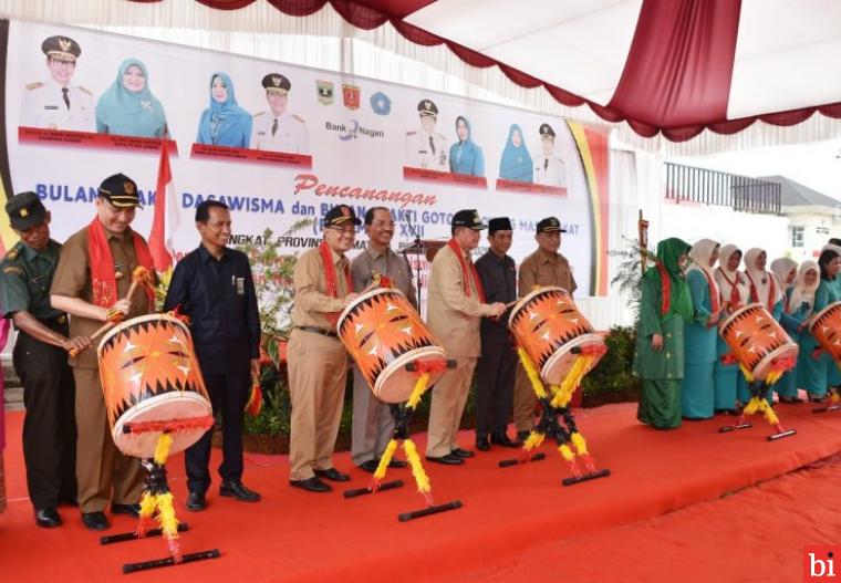 Wagub Canangkan Bulan Bakti Dasawisma dan Bulan Bakti Gotong Royong Masyarakat