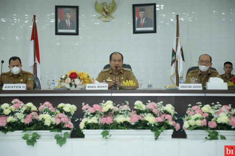 Wakil Bupati Asahan Buka Rakorpem Bulan Juni 2022