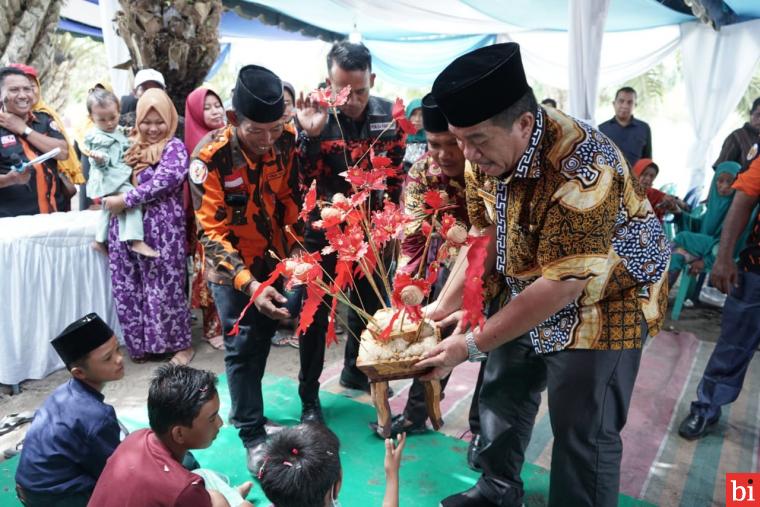 Wakil Bupati Hadiri Bakti Sosial Pemuda Pancasila Ranting Sei Dua Hulu