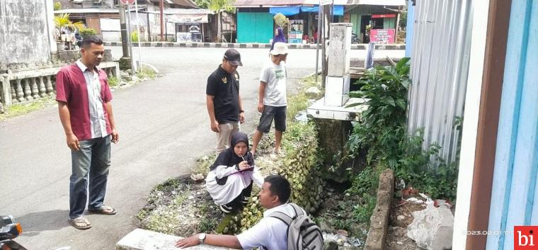 Wakil Ketua DPRD Pasaman Danny Ismaya Tinjau Langsung Pengukuran Perbaikan Drainase di...