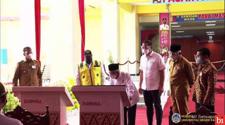 Wakil Presiden Resmikan Gedung Labor Olahraga dan Gedung Sport Center UNP di Pariaman