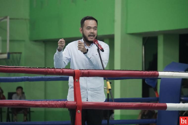 Wako Fadly Amran Buka Kejuaraan Tinju Test Event Porprov XVI-2023