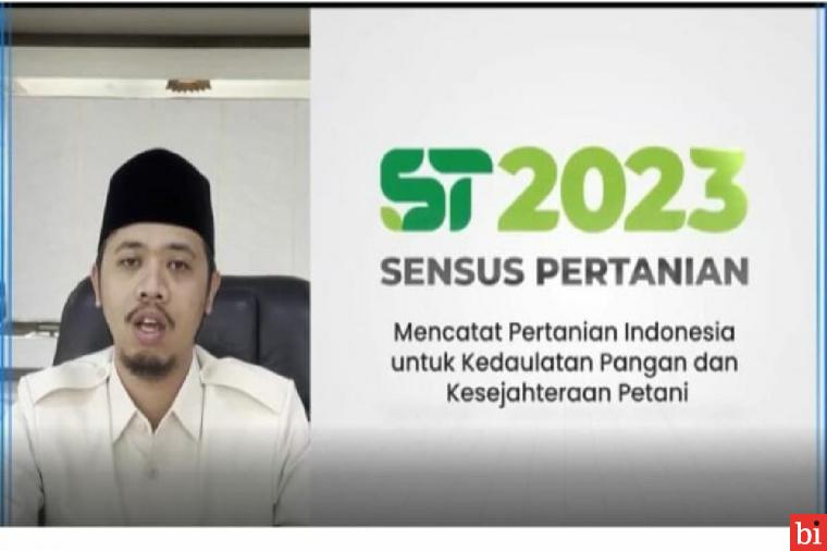 Wali Kota Erman Safar Imbau Masyarakat Bukittinggi Untuk Sukseskan Sensus Pertanian 2023