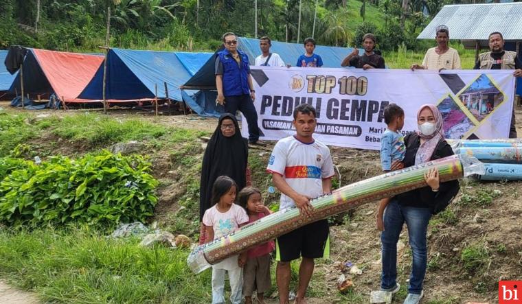 Warga Kampung Rawang Terima Bantuan TOP100 : Terima Kasih, Akhirnya Kami Dapat Bantuan