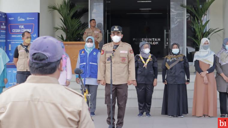 Wawako Ramadhani Kirana Putra Lepas Relawan Kemanusiaan untuk Gempa Pasbar