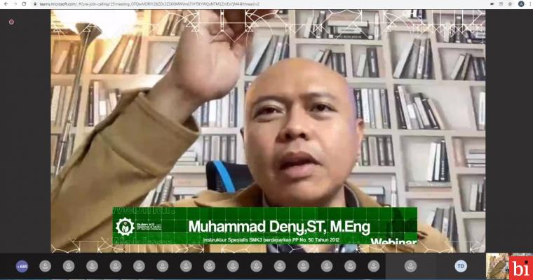 Webinar Bulan K3 Semen Padang, Ahli K3:  Internalisasi K3 Harus Mulai dari Rumah