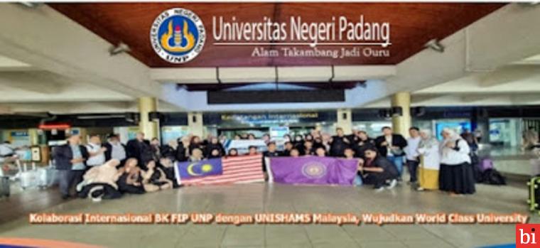 Wujudkan World Class University, Kolaborasi Internasional BK FIP UNP dengan UNISHAMS...