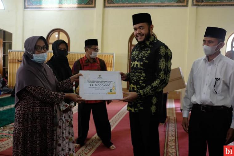 Zakat Padang Panjang Makmur Tahap I Disalurkan Baznas