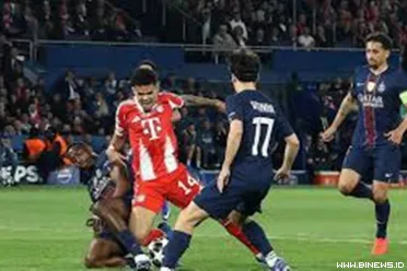 Pertandingan leg kedua babak semifinal Liga Champions UEFA...