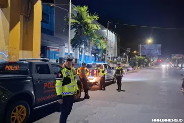 Jajaran Polda Sumbar kembali intensifkan Patroli Kota untuk...