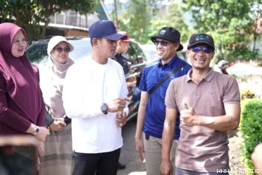 Bupati Solok Jon Firman Pandu meninjau langsung kegiatan...