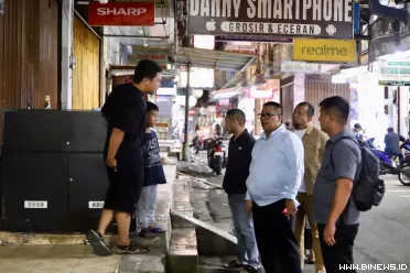 Wako Padang panjang, Hendri Arnis saat meninjau langsung...