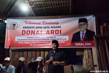 Donal Ardi melakukan pertemuan langsung dengan masyarakat...