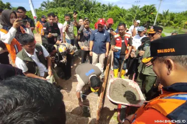 Di Kota Pariaman, penerapan Sepablock ditandai dengan...