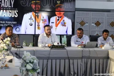 Wali Kota Padang Fadly Amran menerima kunjungan Kepala...