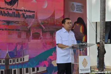 Menteri Kebudayaan Republik Indonesia, Fadli Zon, secara...