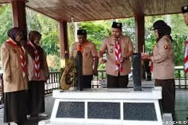 Menyambut Hari Pramuka ke-64, Kwartir Cabang (Kwarcab)...