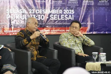Munir dalam diskusi Kaleidoskop Media Massa 2025 yang...