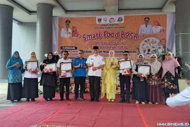 Gubernur Mahyeldi Ansharullah saat membuka acara Smart Food...