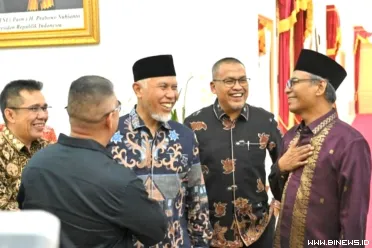Gubernur Sumatera Barat Mahyeldi Ansharullah memuji kinerja...