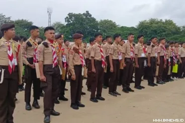 Ratusan Pramuka Penggalang dari 48 SMP dan MTs se-Kabupaten...