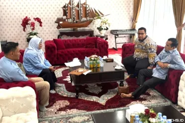 Wakil Bupati Solok, H. Candra diskusi verifikasi dan...