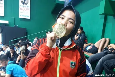 Atlet gulat putri asal Ranah Minang, Yusma Deswita.