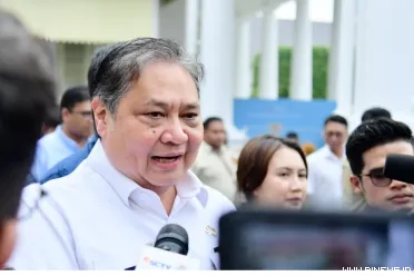 Menteri Koordinator Bidang Perekonomian Airlanga Hartarto...