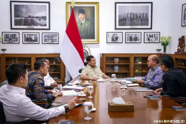 Presiden Prabowo Subianto menggelar pertemuan bersama...